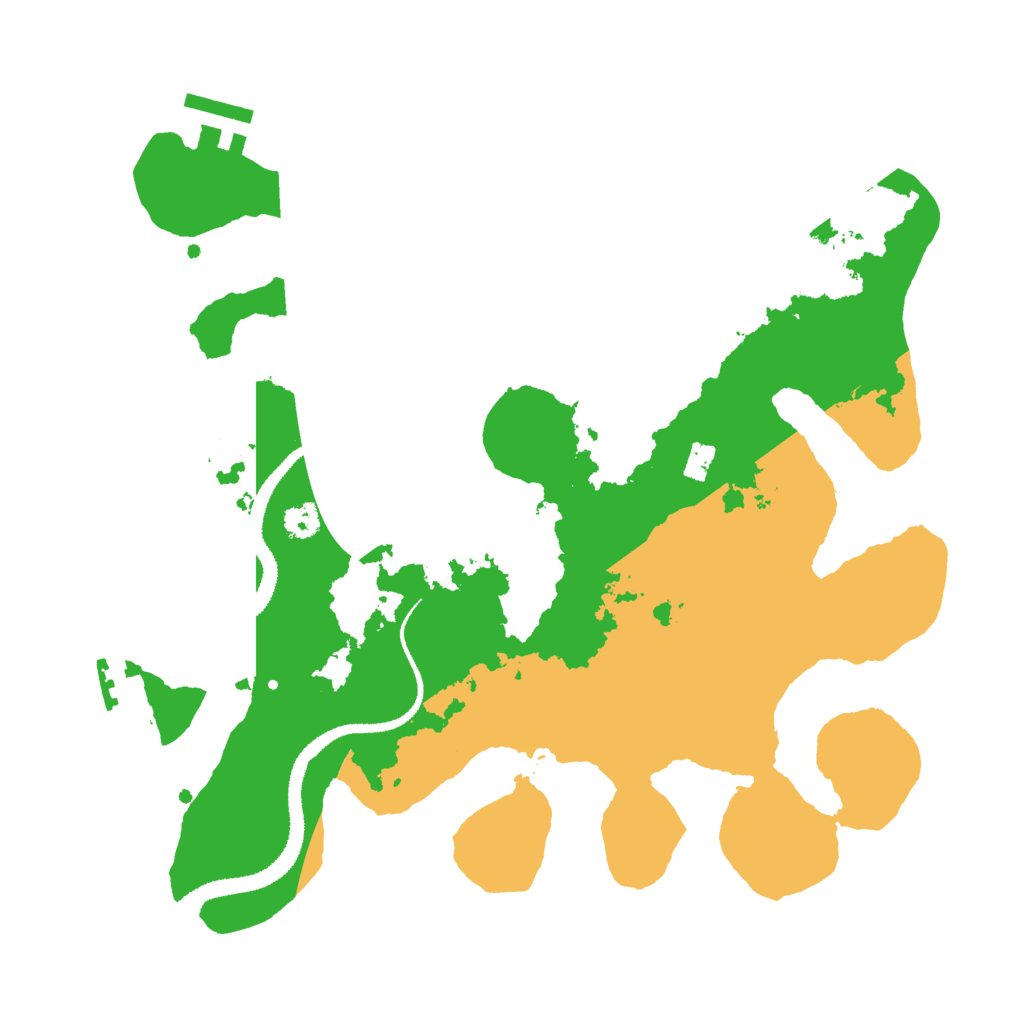 Biome Rust Map: Procedural Map, Size: 3000, Seed: 1133960535