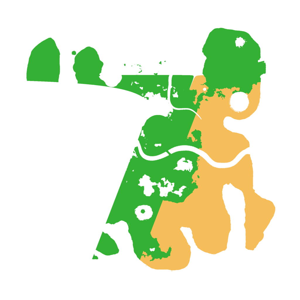 Biome Rust Map: Procedural Map, Size: 2750, Seed: 50256901