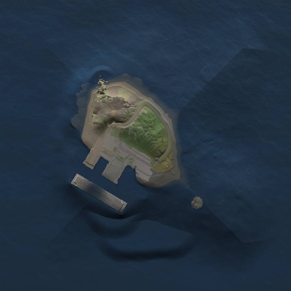 Rust Map: Procedural Map, Size: 1000, Seed: 475876320, 2 Monuments