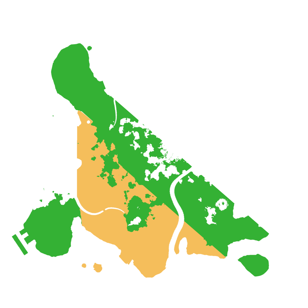 Biome Rust Map: Procedural Map, Size: 2750, Seed: 50256902