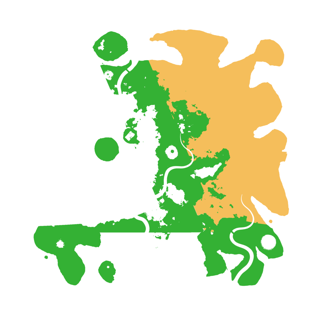 Biome Rust Map: Procedural Map, Size: 3650, Seed: 1337256322