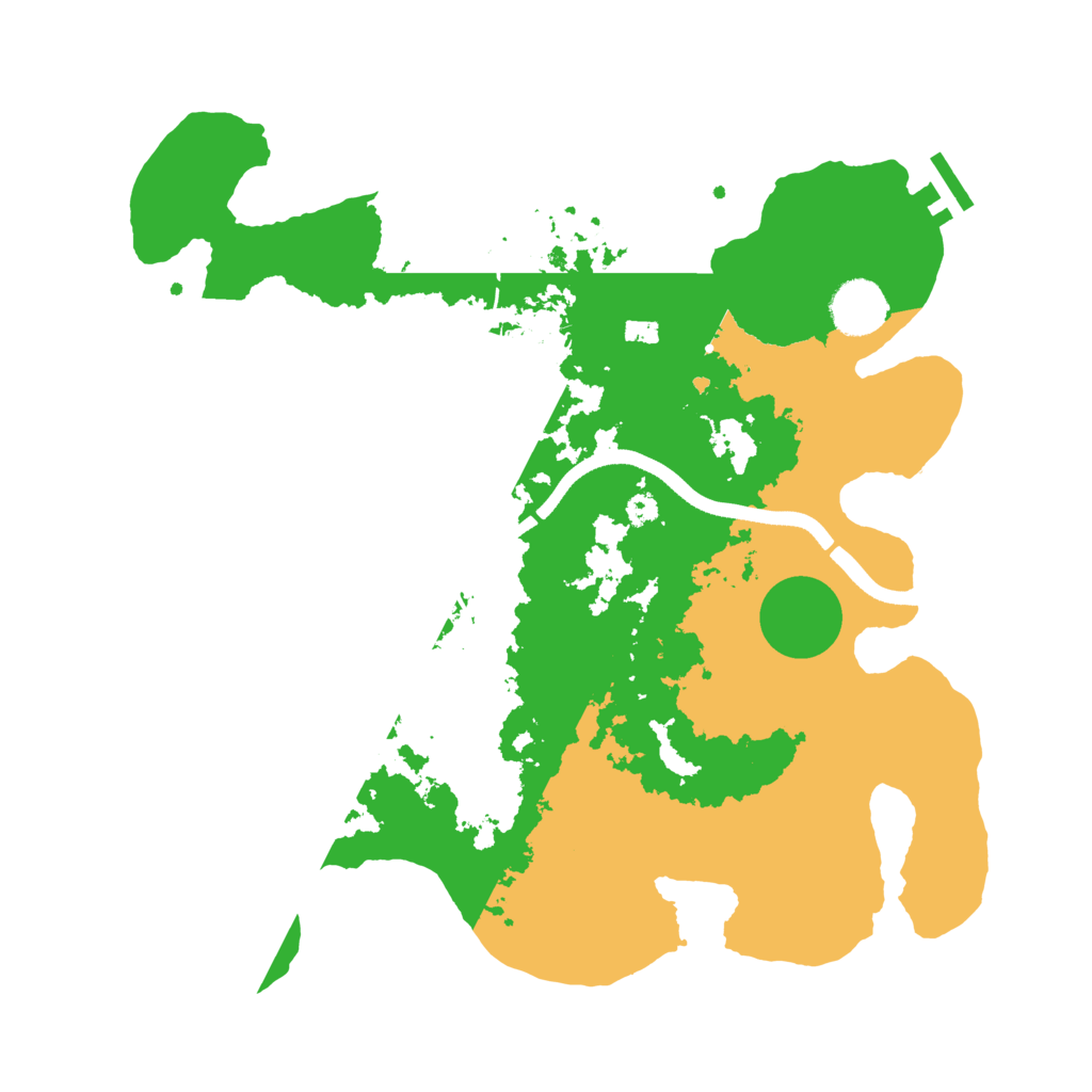 Biome Rust Map: Procedural Map, Size: 3500, Seed: 1209904234