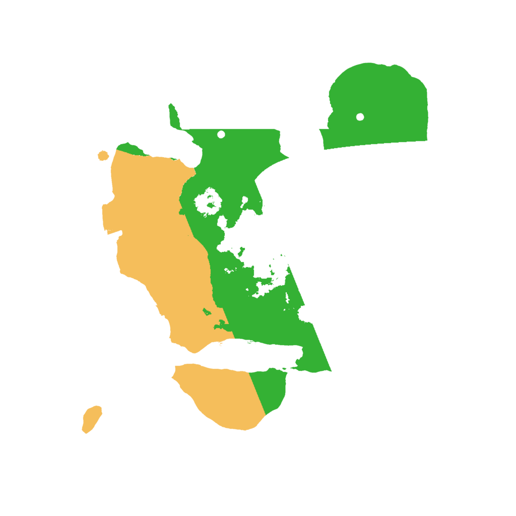 Biome Rust Map: Procedural Map, Size: 2000, Seed: 846968798