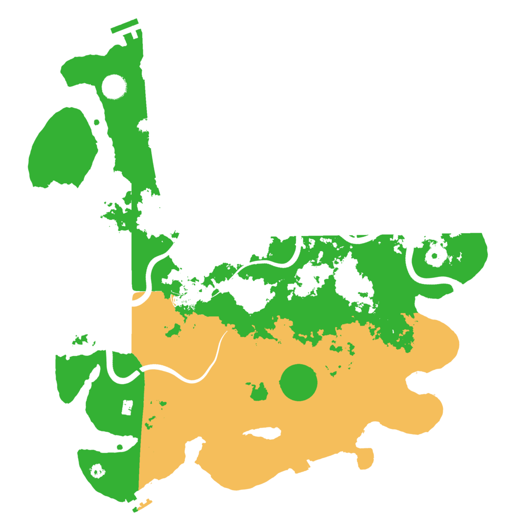Biome Rust Map: Procedural Map, Size: 3750, Seed: 2091404353