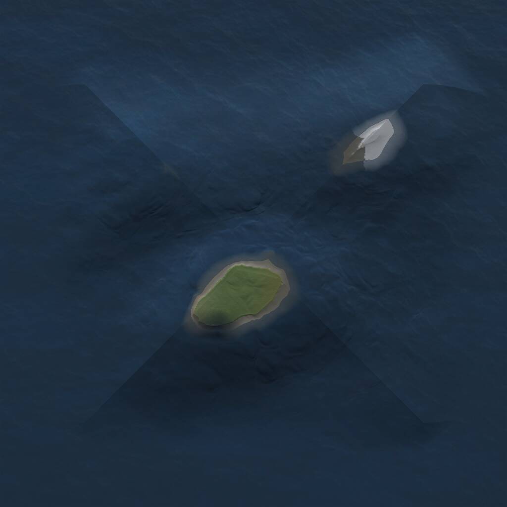 Rust Map: Procedural Map, Size: 1000, Seed: 428782550, 1 Monuments