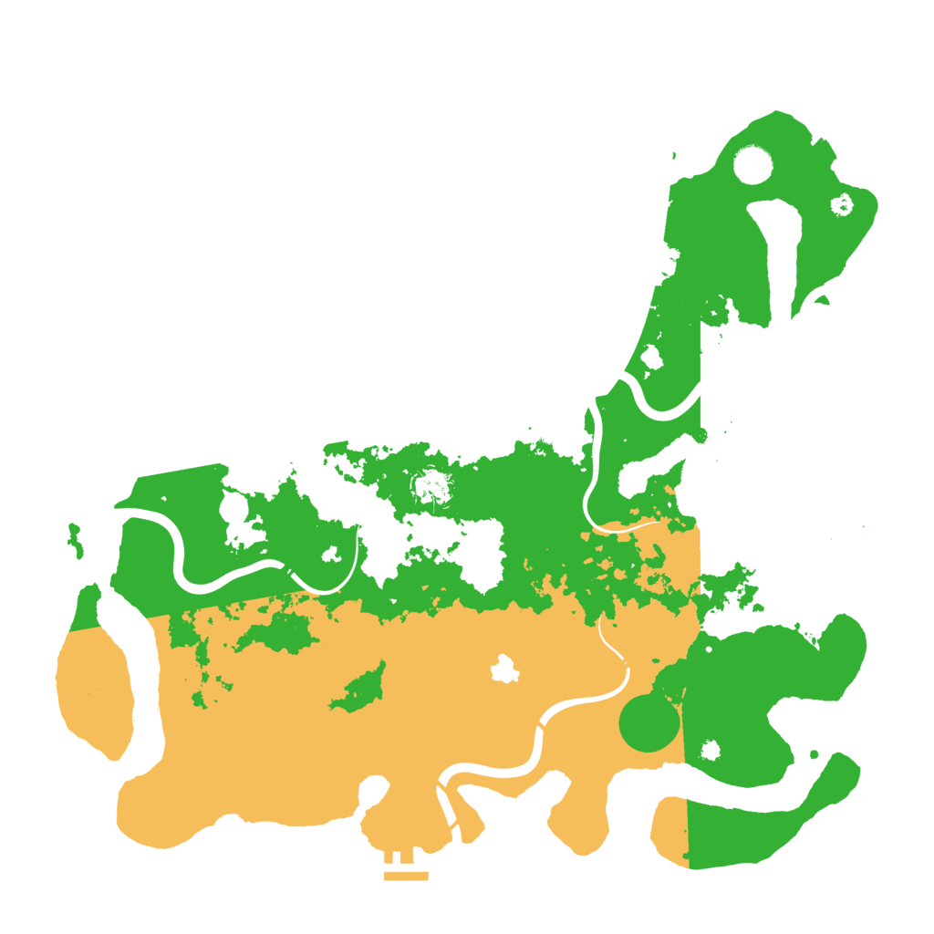 Biome Rust Map: Procedural Map, Size: 4250, Seed: 22494