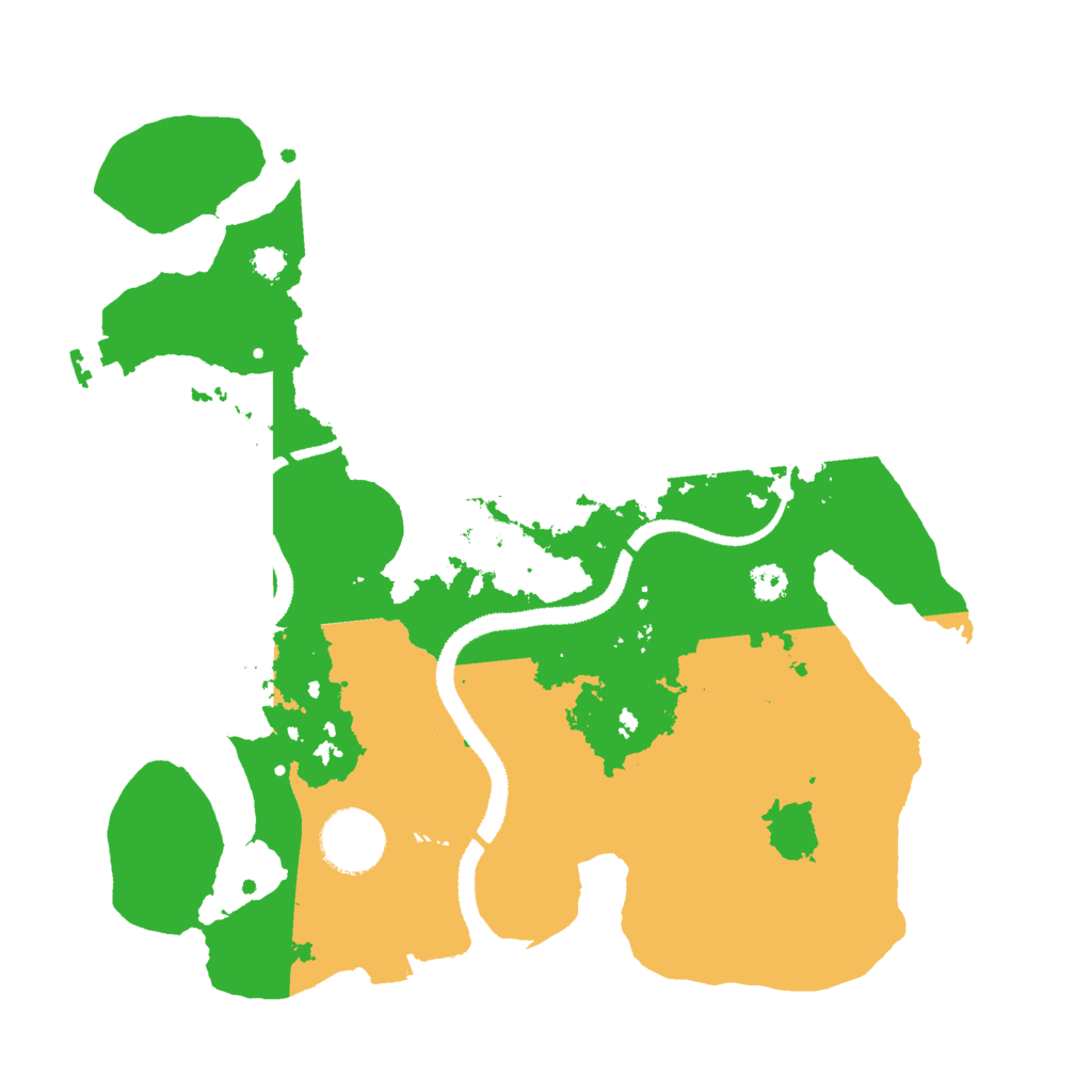 Biome Rust Map: Procedural Map, Size: 3000, Seed: 742391