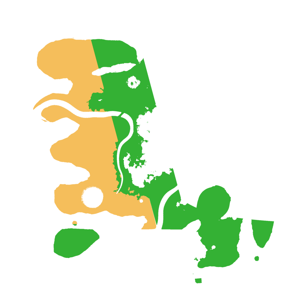 Biome Rust Map: Procedural Map, Size: 2550, Seed: 1365