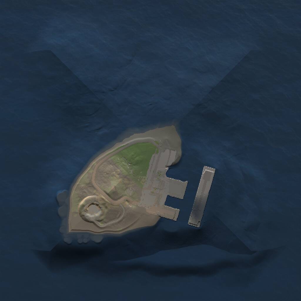 Rust Map: Procedural Map, Size: 1000, Seed: 1551733799, 2 Monuments