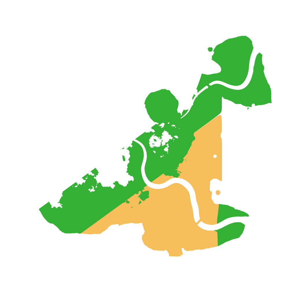 Biome Rust Map: Procedural Map, Size: 2500, Seed: 1021447413