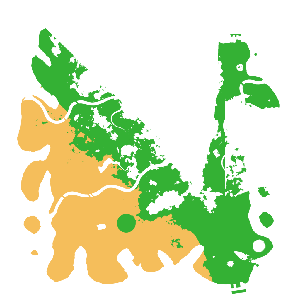 Biome Rust Map: Procedural Map, Size: 4250, Seed: 133686813