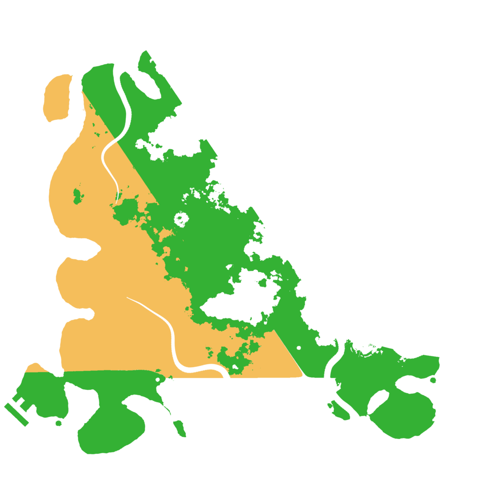 Biome Rust Map: Procedural Map, Size: 3500, Seed: 328833173