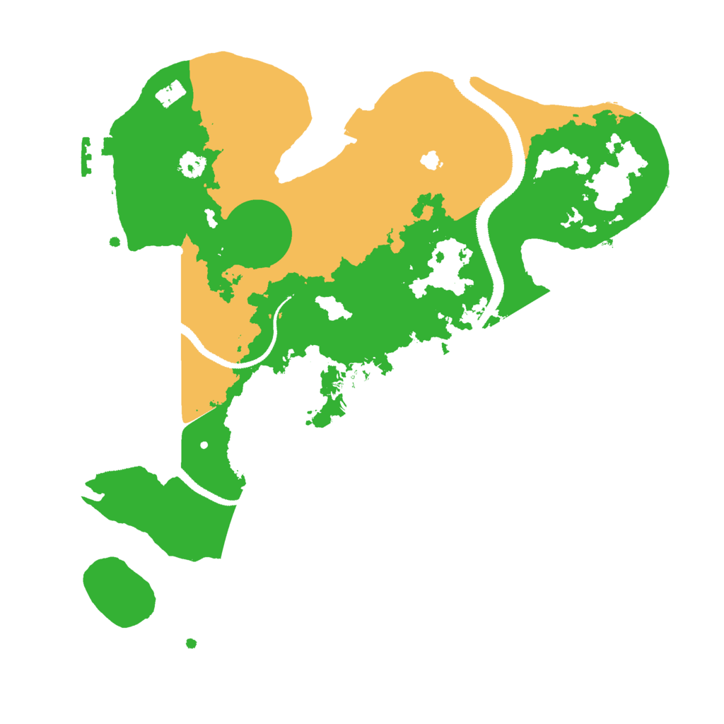 Biome Rust Map: Procedural Map, Size: 2800, Seed: 1033704771