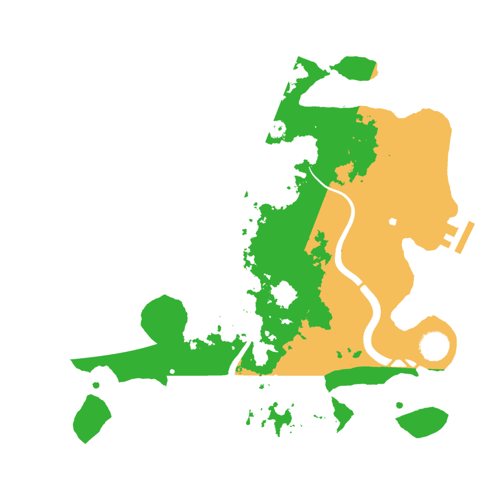 Biome Rust Map: Procedural Map, Size: 3000, Seed: 846739340
