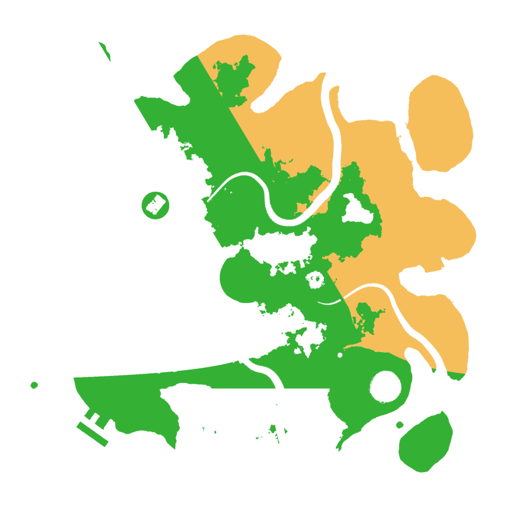 Biome Rust Map: Procedural Map, Size: 3000, Seed: 1388035322