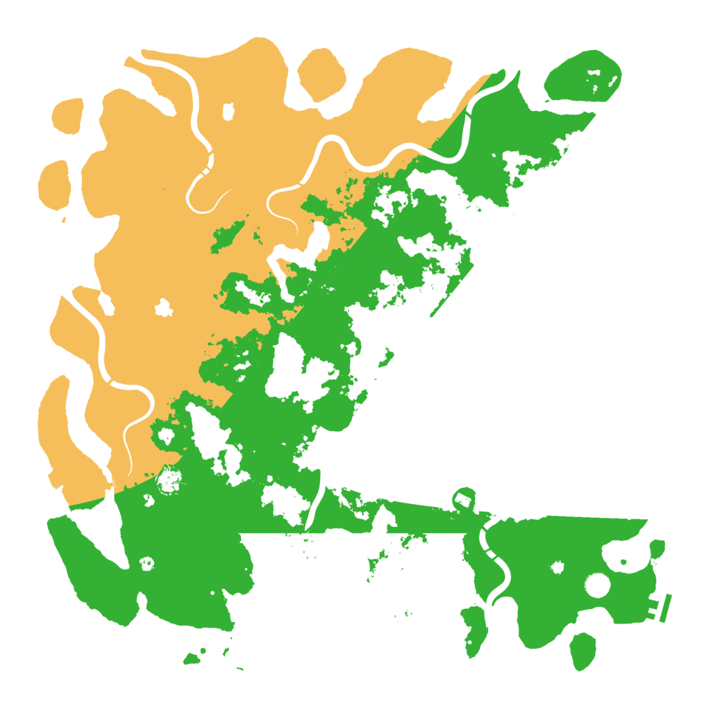 Biome Rust Map: Procedural Map, Size: 5000, Seed: 1413429688