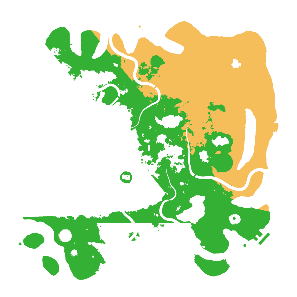 Biome Rust Map: Procedural Map, Size: 4096, Seed: 1735773301