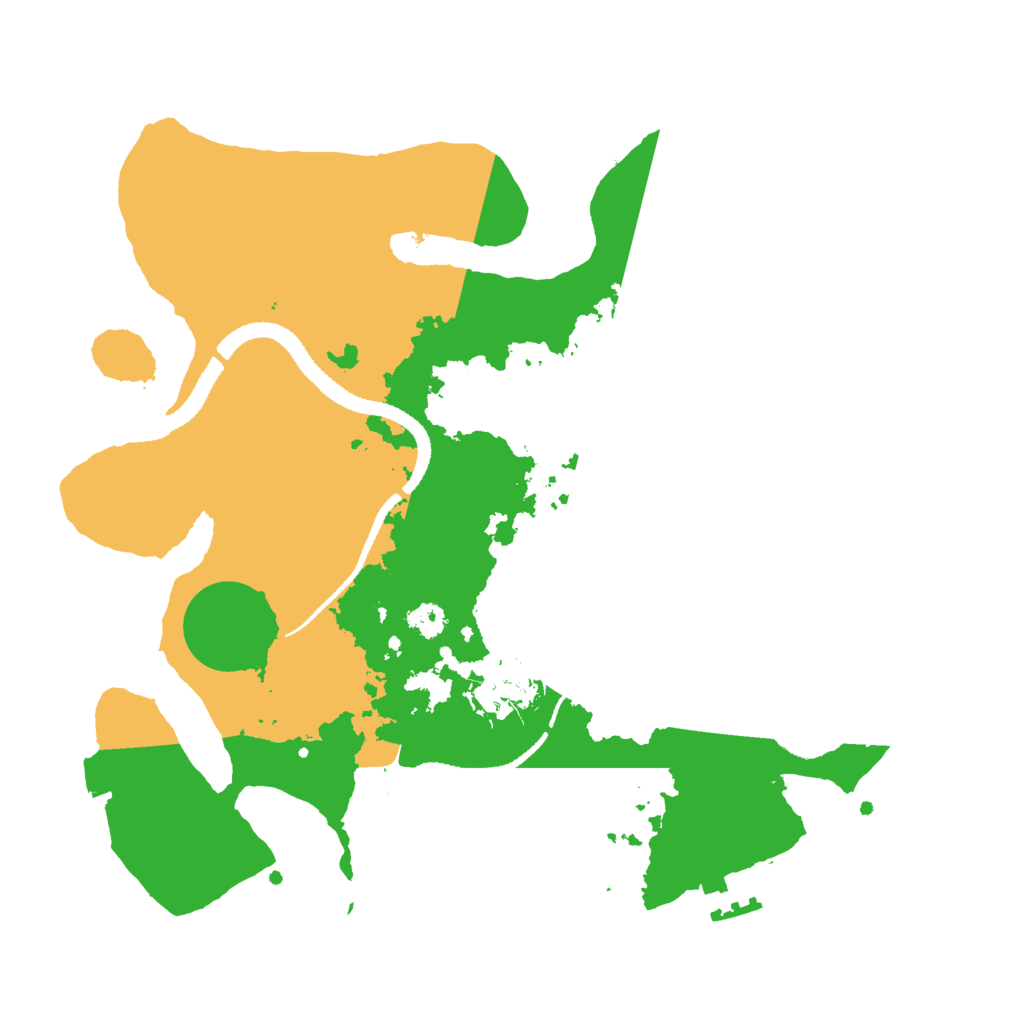 Biome Rust Map: Procedural Map, Size: 3000, Seed: 191823356