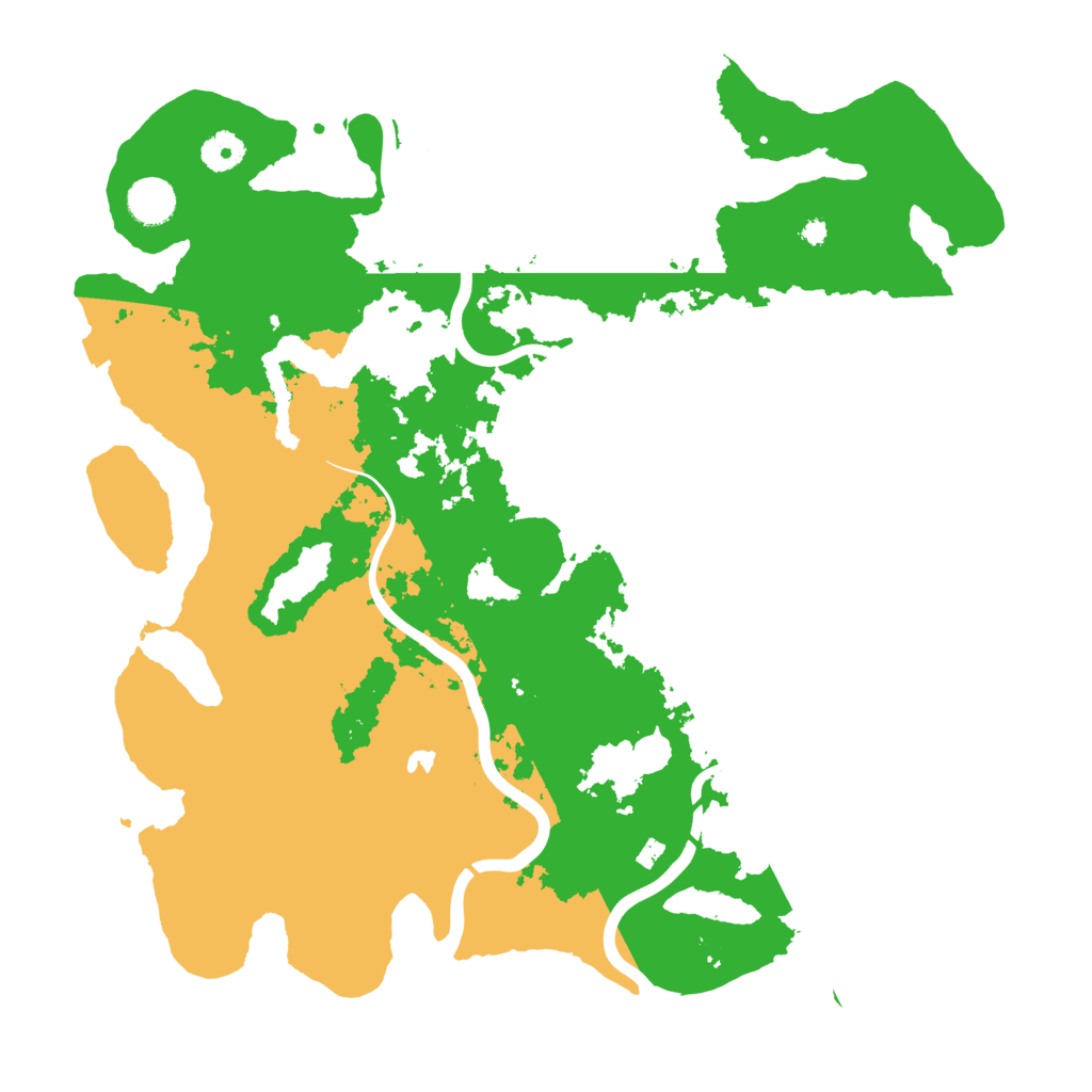 Biome Rust Map: Procedural Map, Size: 4000, Seed: 58386725