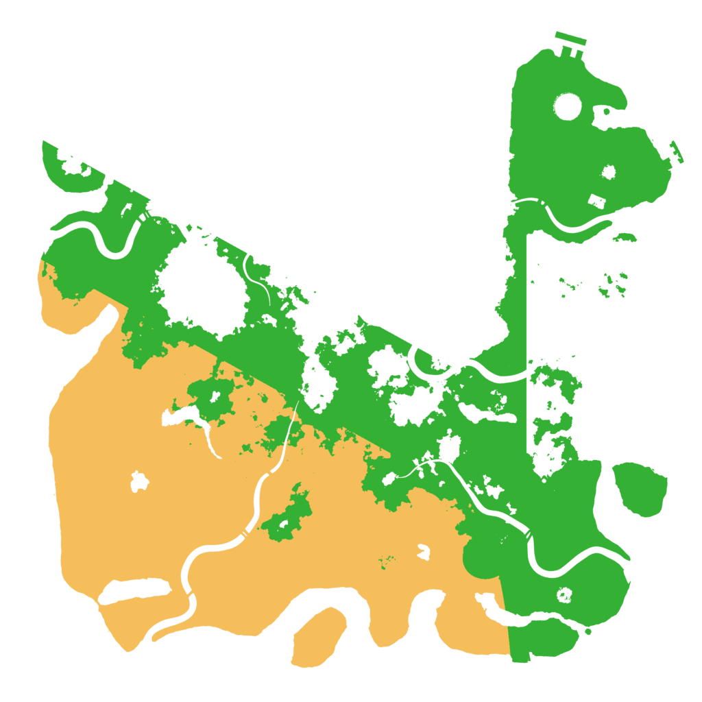 Biome Rust Map: Procedural Map, Size: 4500, Seed: 1658315903