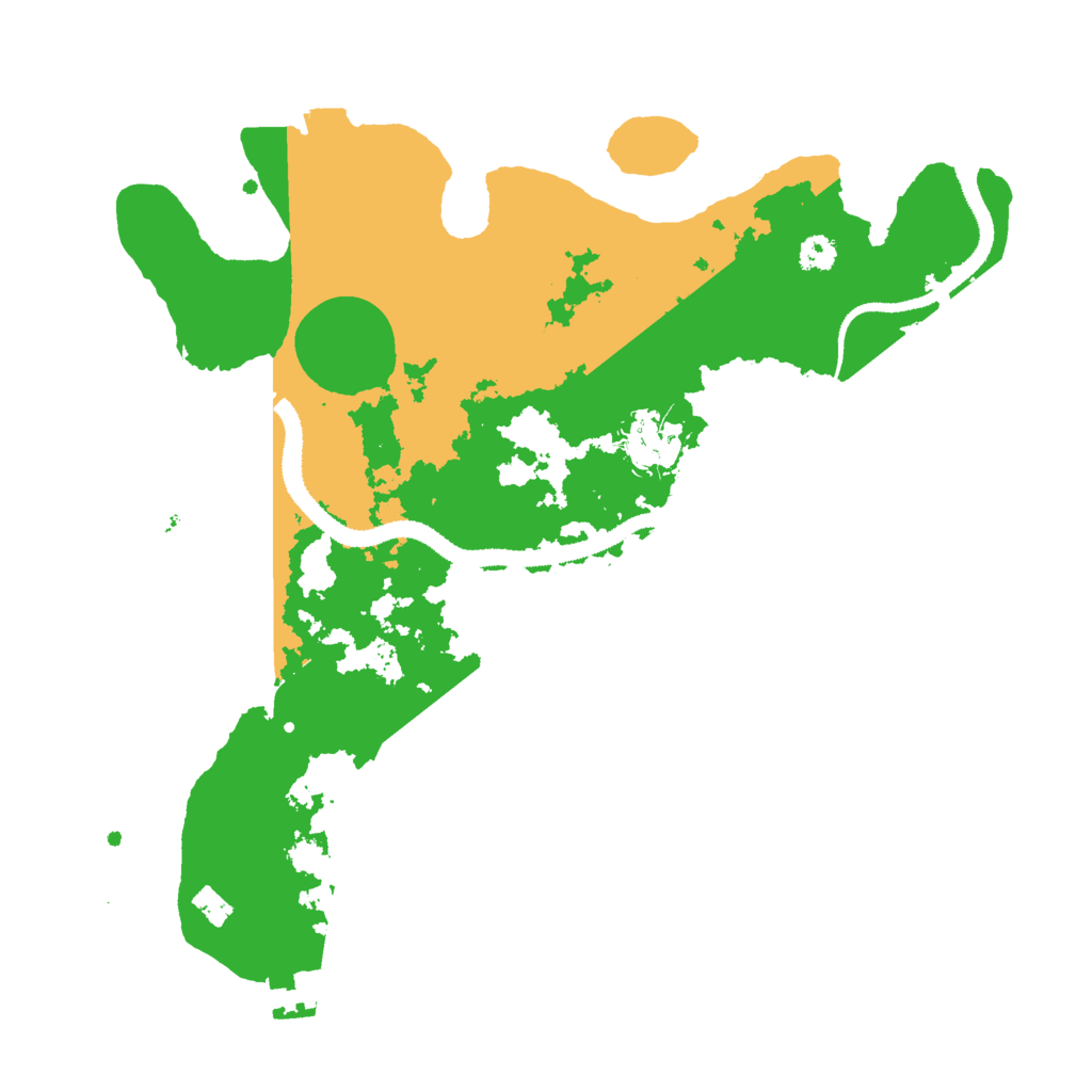 Biome Rust Map: Procedural Map, Size: 3000, Seed: 5208736