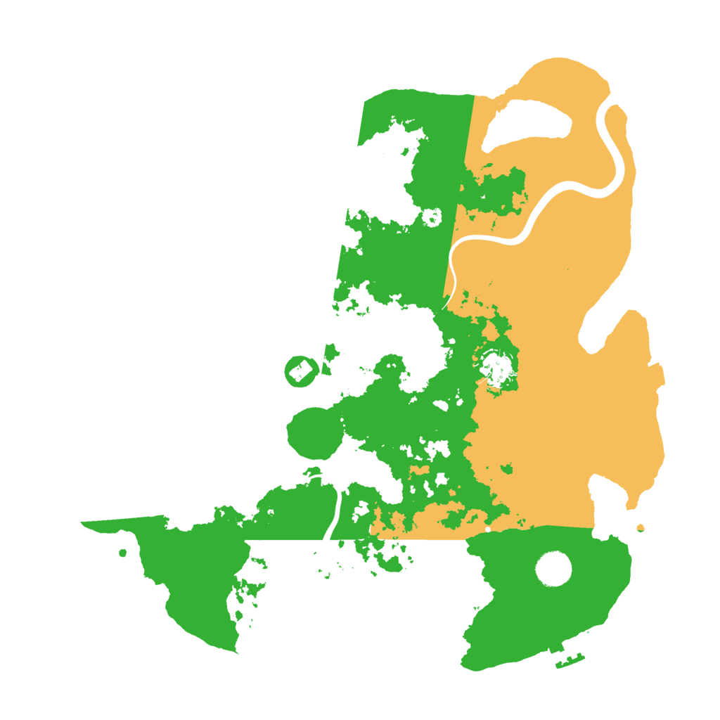 Biome Rust Map: Procedural Map, Size: 3650, Seed: 34477936