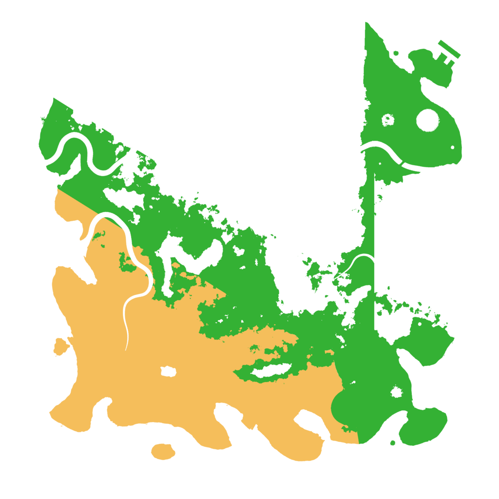 Biome Rust Map: Procedural Map, Size: 4000, Seed: 3100351