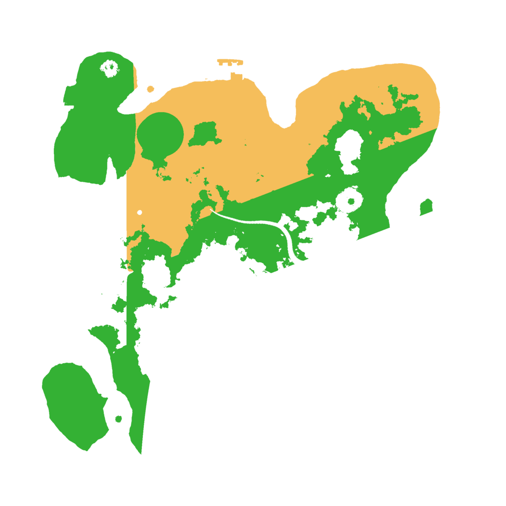 Biome Rust Map: Procedural Map, Size: 3000, Seed: 1622135217