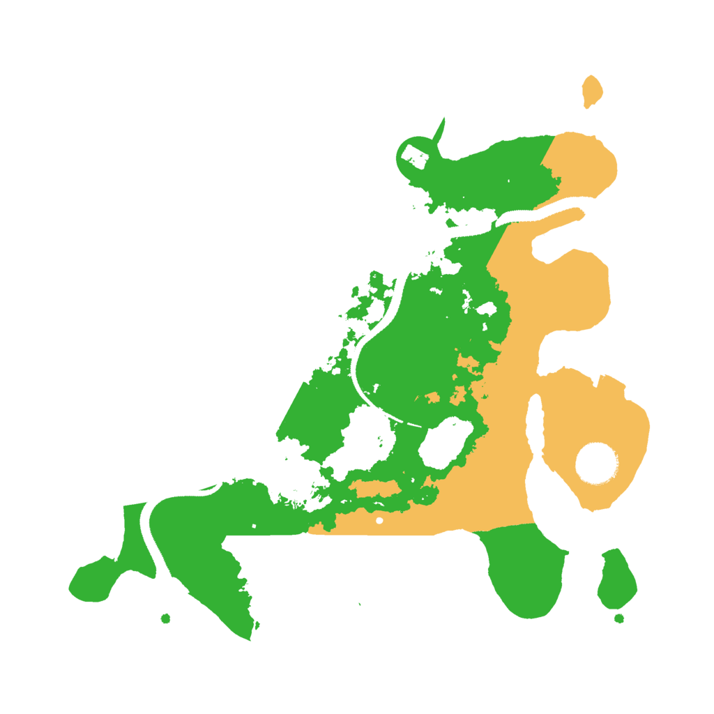 Biome Rust Map: Procedural Map, Size: 3000, Seed: 560774670