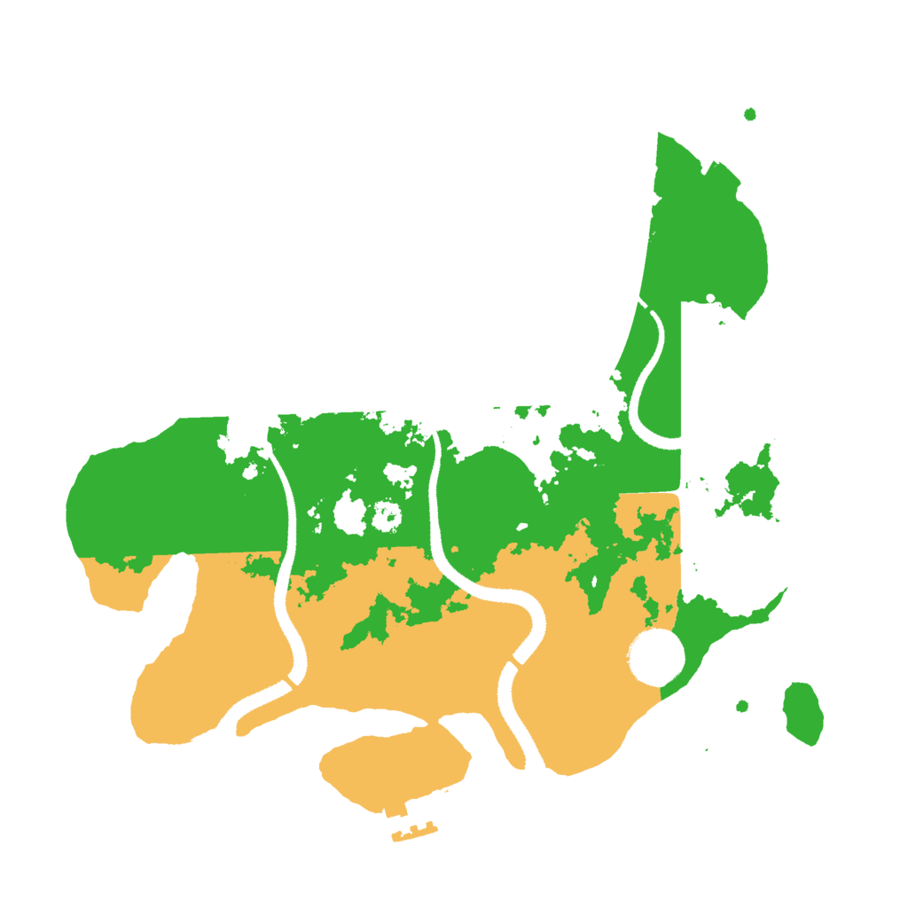 Biome Rust Map: Procedural Map, Size: 3000, Seed: 463890598