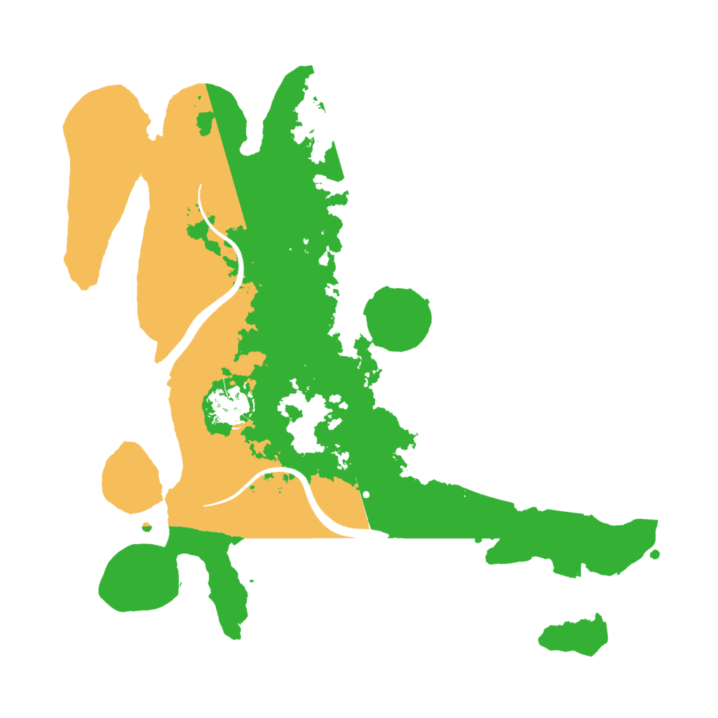 Biome Rust Map: Procedural Map, Size: 3000, Seed: 89547260