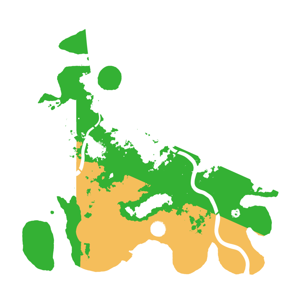 Biome Rust Map: Procedural Map, Size: 3500, Seed: 30959