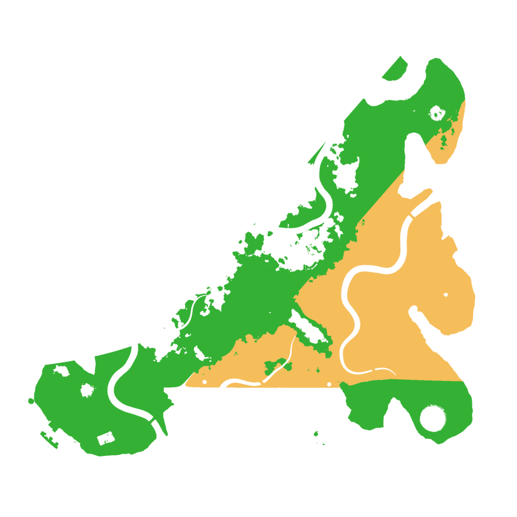 Biome Rust Map: Procedural Map, Size: 3500, Seed: 159594162