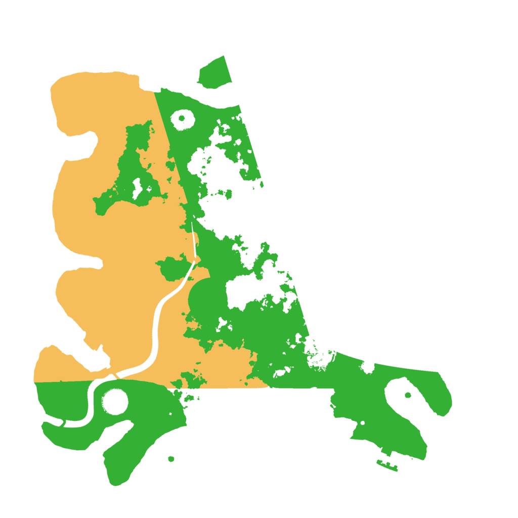 Biome Rust Map: Procedural Map, Size: 3500, Seed: 725461156