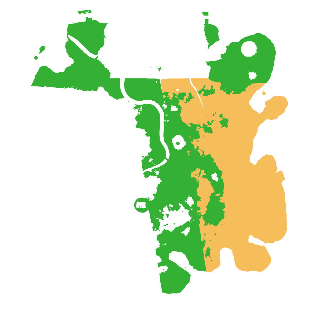 Biome Rust Map: Procedural Map, Size: 3500, Seed: 623523177