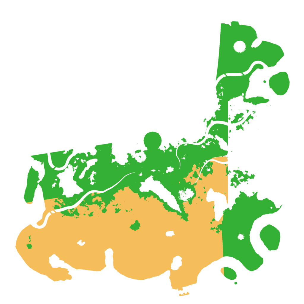 Biome Rust Map: Procedural Map, Size: 4500, Seed: 2112077139