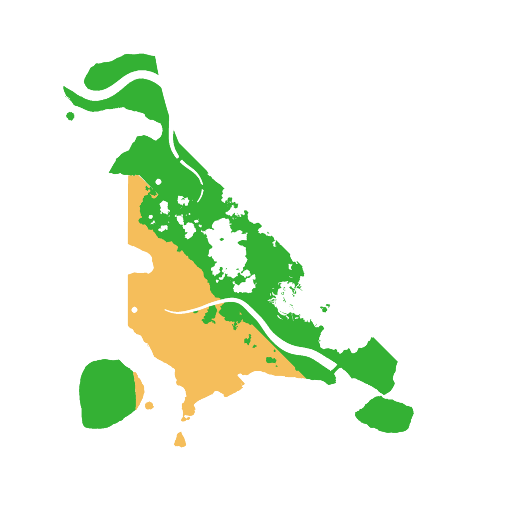 Biome Rust Map: Procedural Map, Size: 2500, Seed: 1630954400