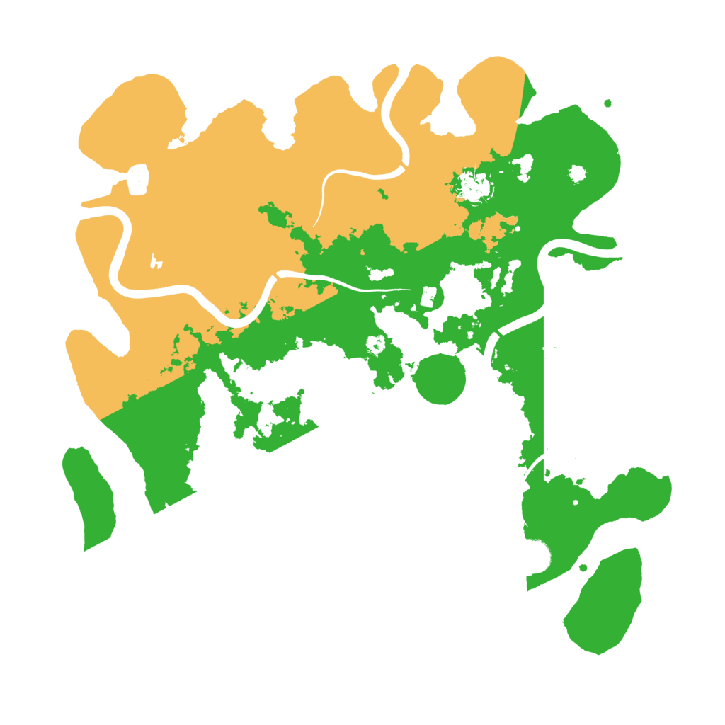 Biome Rust Map: Procedural Map, Size: 3800, Seed: 114514