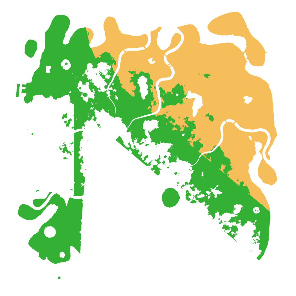 Biome Rust Map: Procedural Map, Size: 4500, Seed: 747049047