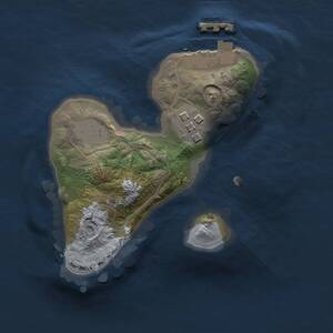 Thumbnail Rust Map: Procedural Map, Size: 1500, Seed: 582337071, 3 Monuments