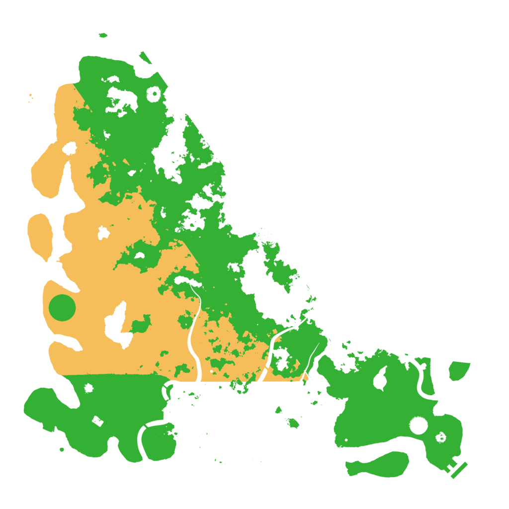 Biome Rust Map: Procedural Map, Size: 5000, Seed: 32767
