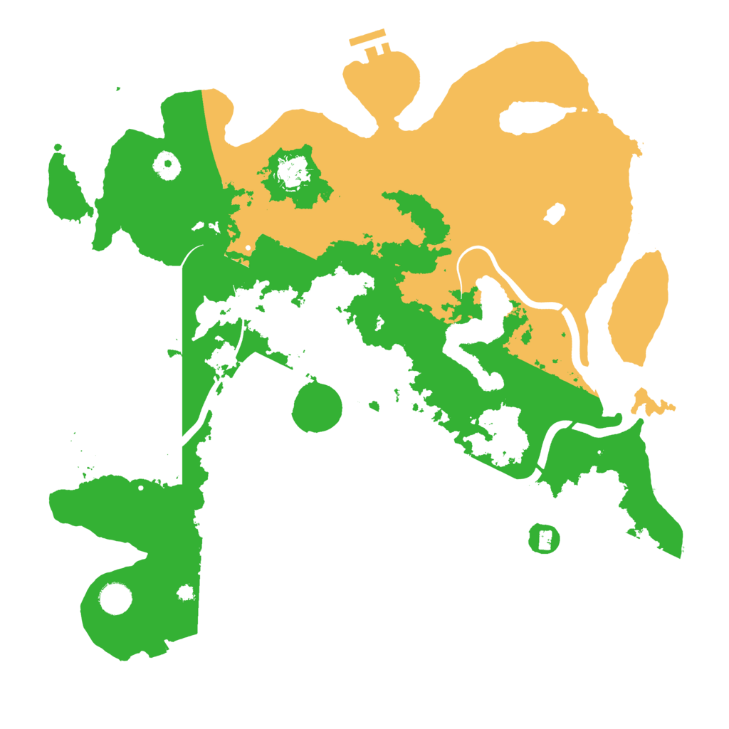 Biome Rust Map: Procedural Map, Size: 4000, Seed: 491440093