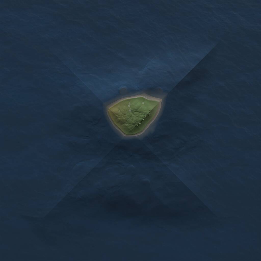 Rust Map: Procedural Map, Size: 1000, Seed: 2081081321, 1 Monuments