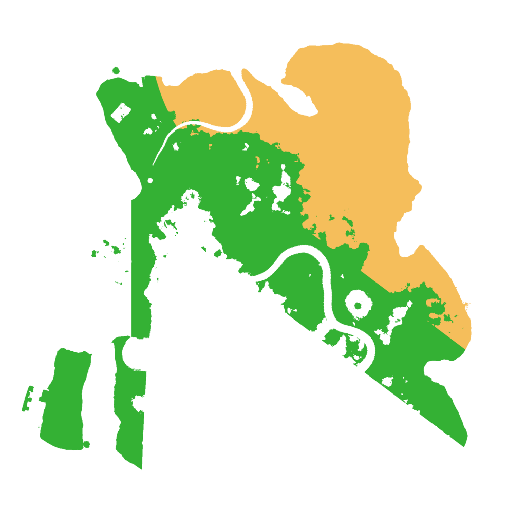 Biome Rust Map: Procedural Map, Size: 3000, Seed: 354481948