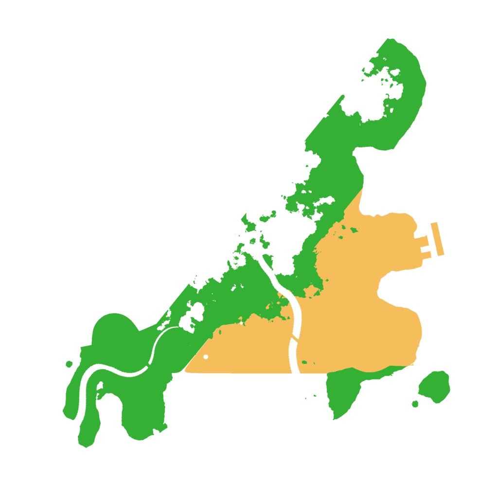 Biome Rust Map: Procedural Map, Size: 2999, Seed: 19708456