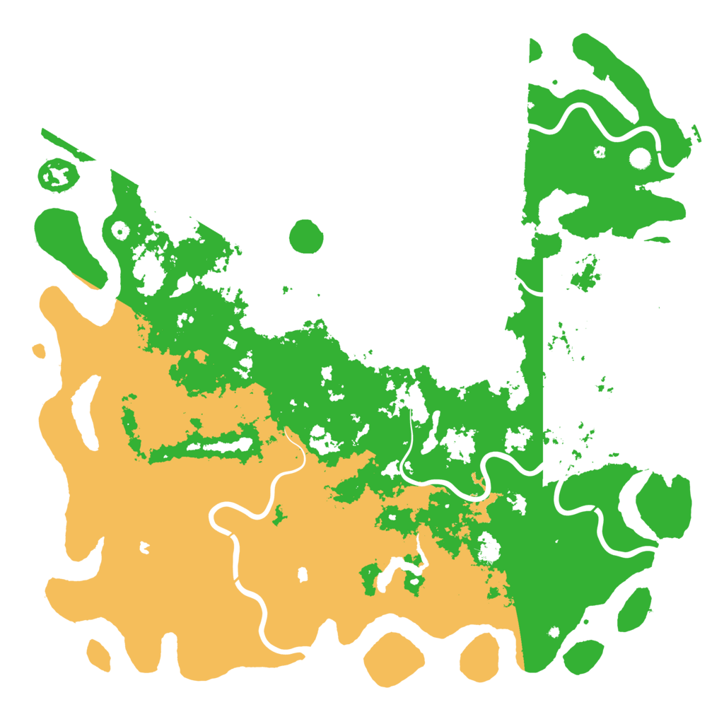 Biome Rust Map: Procedural Map, Size: 6000, Seed: 1285353820