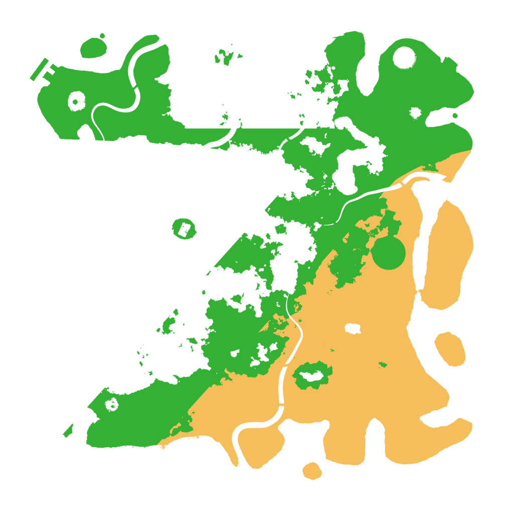 Biome Rust Map: Procedural Map, Size: 4050, Seed: 86716220