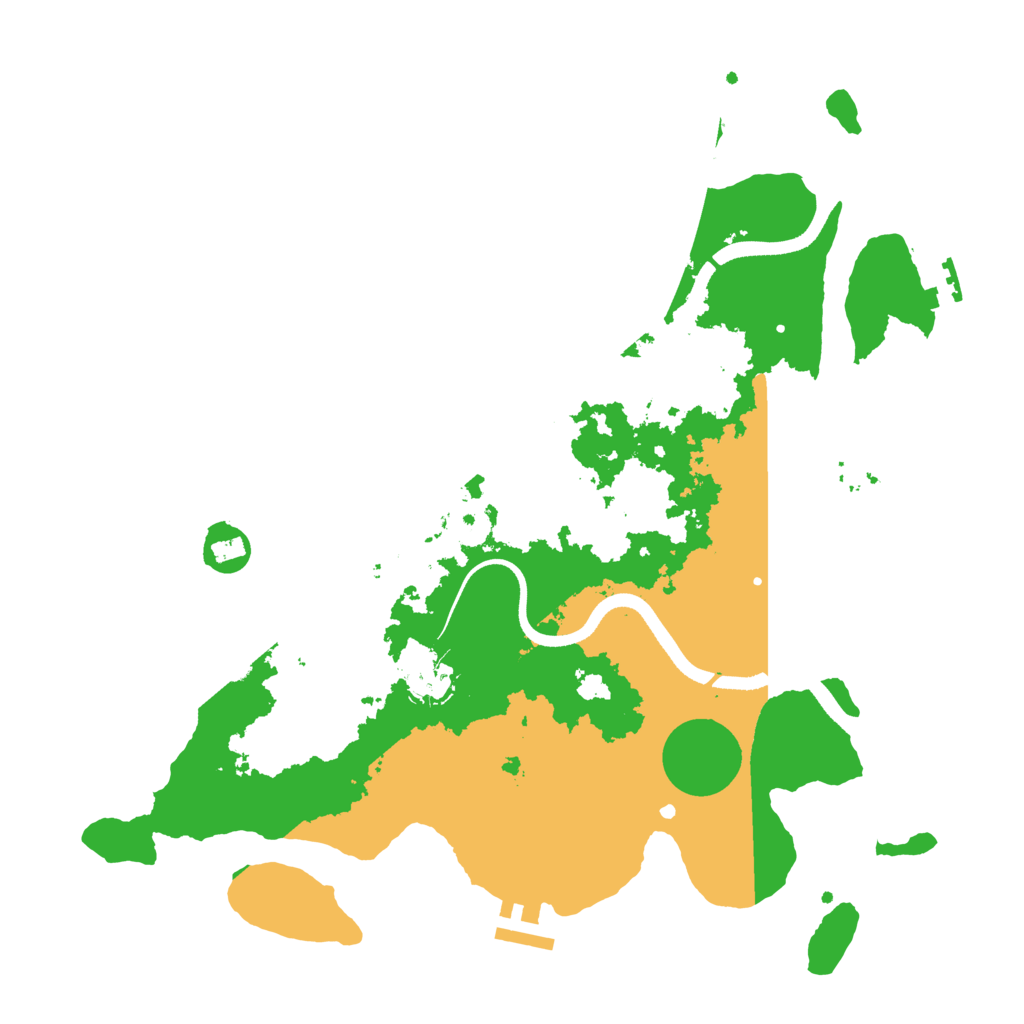 Biome Rust Map: Procedural Map, Size: 3500, Seed: 1682276579