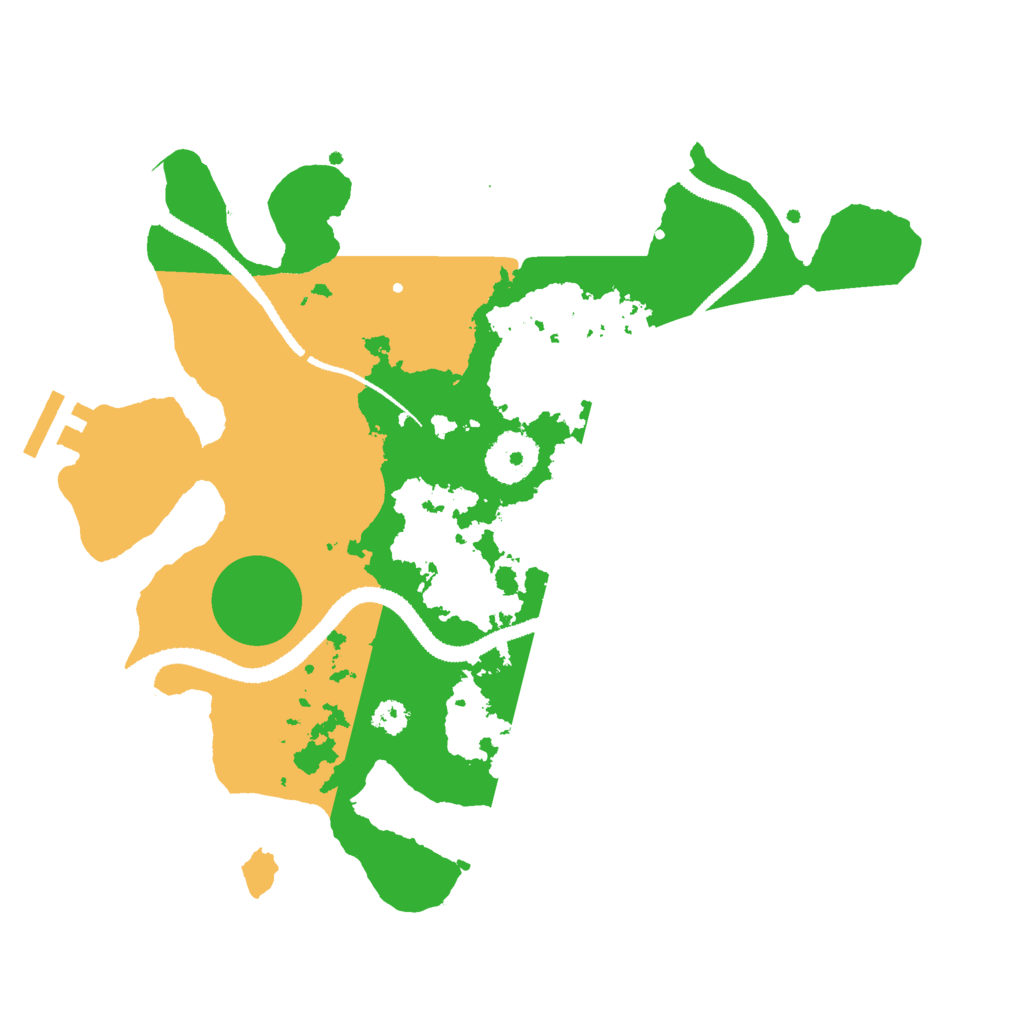 Biome Rust Map: Procedural Map, Size: 3000, Seed: 9213768
