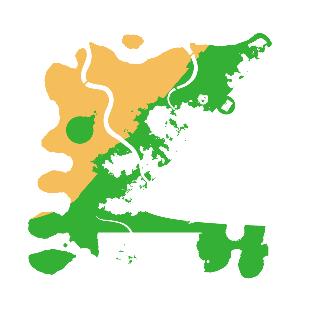 Biome Rust Map: Procedural Map, Size: 3000, Seed: 1657220882